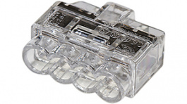 HCPM-4 PC CL 100 [100 шт], Socket terminal Poles=4, 0.5...2.5 mm2, HellermannTyton