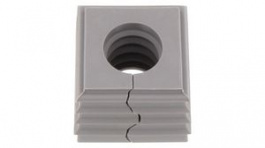 2584610000, Cable Grommet, 10 ... 11mm, TPE, Grey, Weidmuller
