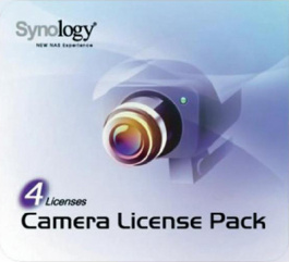 4X CAMERA PACK, Лицензия на 4 дополнительных IP камер, Synology