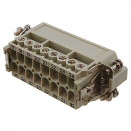 09200162613, Разъем: HAN; "папа"; Han A; PIN:16; 16+PE; размер 32A (2 x 16A), Harting