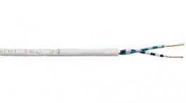 7703NH.00305 [305 м], Data cable Shielded&nbsp;&nbsp; 1 x 2 x0.32 mm2 Copper Bare PE White, Belden