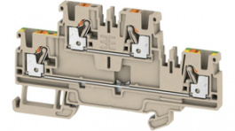 1547640000, Terminal block A N/A Dark Beige, 0.5...2.5 mm\x1a, Weidmuller
