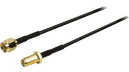 CSGP02210BK20, Antenna Cable RP SMA Male - RP SMA Female Black, Nedis (HQ)