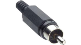 XSTO 1 Schwarz, RCA plug black black, Lumberg Connect