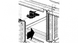 043553, Guide part for 19" housing, Erni / TE