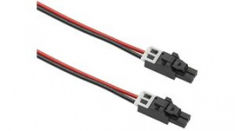 45133-0203, UltraFit Cable Assembly, 2 Poles, Black, 300mm, Molex