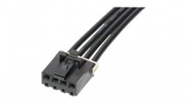 36921-0402, L1NK 396 Receptacle Cable Assembly, 3.96mm Pitch, 150mm, Black, Molex