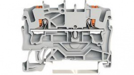 2202-1201, Feedthru Terminal, Cage Clamp, 2 Poles, 0.25 ... 4mm\x1a, Wago