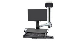 45-272-026, Wall Mount Workstation with Small CPU Bracket, Adjustable, 14.5kg, Ergotron
