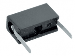 MPB 1 BLACK, Socket diam. 2 mm black, SKS Kontakttechnik
