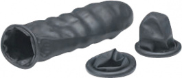 G5410 CR SMALL [1440 шт], ESD finger stalls Size=S black PU=1440 ST, Eurostat