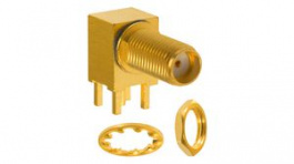 73251-2201, SMA Right Angle Jack Receptacle, 50Ohm, 18GHz, Molex