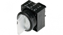 3SB3001-2EA71, Illuminable Selector Switch I - 0 - II, Plastic,Clear, Clear, Siemens