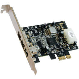 MX-11020, PCI-E x1 Card1x FireWire 2x FireWire800, Maxxtro