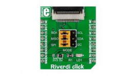 MIKROE-2100, Riverdi Click Development Board for Riverdi TFT Displays 5V, MikroElektronika