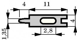 1007a.28 [100 шт], Solder Lug Tin-Plated Bronze 1.3 mm, Vogt AG