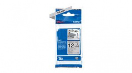TZE-R931, P-touch Tape, Fabric, 12mm x 4m, Grey, Brother
