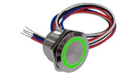 RND 210-00777, Illuminated Capacitive Touch Switch, Momentary Function 1.5 A 30 VDC 1CO IP68, RND Components