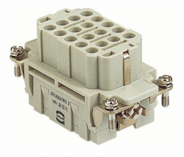 09320183101, Разъем: прямоугольный; "мама"; Han EE; PIN:18; 18+PE; размер 10B, Harting