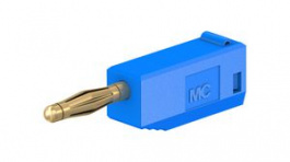 22.2616-23, Laboratory Socket, diam. 2mm, Blue, 10A, 60V, Gold-Plated, Staubli (former Multi-Contact )