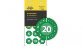 6943-2020, Inspection Plate Vinyl 20mm Green, Zweckform