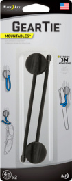 GearTie Mountables 4 Inch Black, Gear tie, Nite Ize