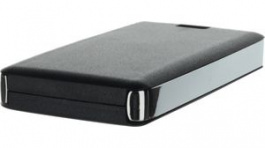 13120.44, Remote Control Case 71.5x39.5x11mm Black / Chrome Plastic, Teko