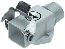 C146 10F003 500 4., Socket housing, plastic, C 146 A, Amphenol