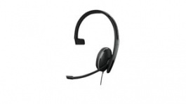 1000900, Headset, ADAPT 100, Mono, On-Ear, 20kHz, USB/Mono Jack Plug 3.5 mm, Black, Sennheiser