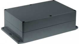 RND 455-00255, Plastic enclosure 222 x 146 x 75 mm dark grey ABS IP 65 / NEMA 4, RND Components