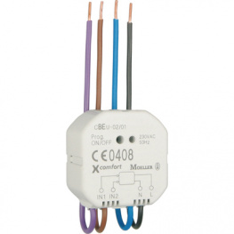 CBEU-02/01, Передатчик с бинарным входом; Монтаж: встраиваемый, Eaton