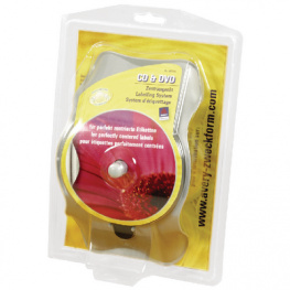 AB750, CD&DVD Labelling System, 230 x 140 x 90 mm, 1 piece, Grey, Zweckform