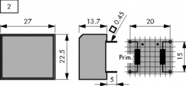 IT 239, Pulse Transformer 3 mH 1:1, Schaffner