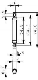 6CT, Semiconductor fuse 6 A super fast-blow, Cooper Bussmann