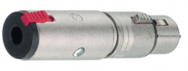 NA3FJ, Xlr plug/jack socket, diam. 6.3 mm, stereo, 1 x xlr female, 3-pin, xlr, Neutrik