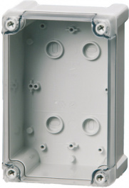 TA 191209T enclosure, Корпус: универсальный; Х:122мм; Y:187мм; Z:90мм; TEMPO; ABS; серый, Fibox