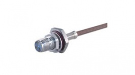 24 SMA-50-2-45/133 NE, RF Connector, SMA, Brass, Socket, Straight, 50Ohm, Solder Terminal, Crimp Terminal, Huber+Suhner