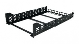 UNIRAILS3U, Server Rack Rails, Depth-Adjustable, Steel, 420mm, Black, StarTech.com