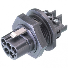 RST20I5S S1 M01V SW, Connector M25, male Plug L3-N-PE Screw Connection, Wieland Electric
