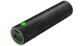 502126, Powerbank, Li-Ion, 3.4Ah, USB A Socket, Black, LED Lenser