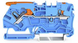 2104-5204, Terminal block, Push-In, 2 Poles, 1.5 ... 4mm², Wago