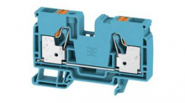 2490370000, Terminal block, Push-In, 2 Poles, 57A, 10mm2, Blue, Weidmuller
