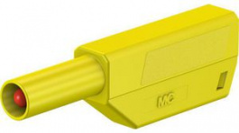 22.2656-24, Stackable Banana Plug \x1a4mm Yellow 32A 1kV Gold-Plated, Staubli (former Multi-Contact )
