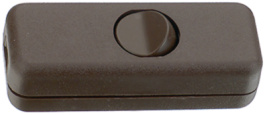 8007-009.01, Cord Intermediate Switch 1-Pole, 250 VAC, Brown, interBAR