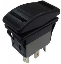 RND 210-00529, Rocker Switch, SPDT, (On)-Off-(On), RND Components
