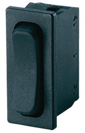 1838.1502, ROCKER; SPDT; Положения:3; ON-OFF-ON; 6A/250ВAC; черный; IP40, Marquardt
