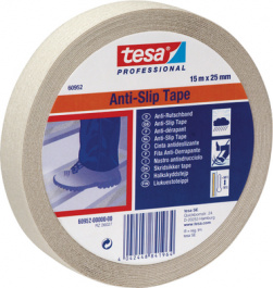 60952 25MM X 15 M TRANSPAR, Anti slip tape transparent 25 mmx15 m, Tesa