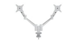 58.650, Viewlite Plus Adjustable Dual Monitor Arm 7kg 75x75/100x100 White, Dataflex