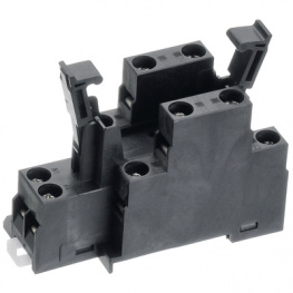SRD-SIM4, DIN socket with retention clip for SIM, Elesta Relays
