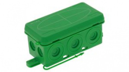 KA 006 GN, Junction Box 44x86x41mm Polyethylene (PE)/Polypropylene (PP) IP55 Green, WISKA LTD